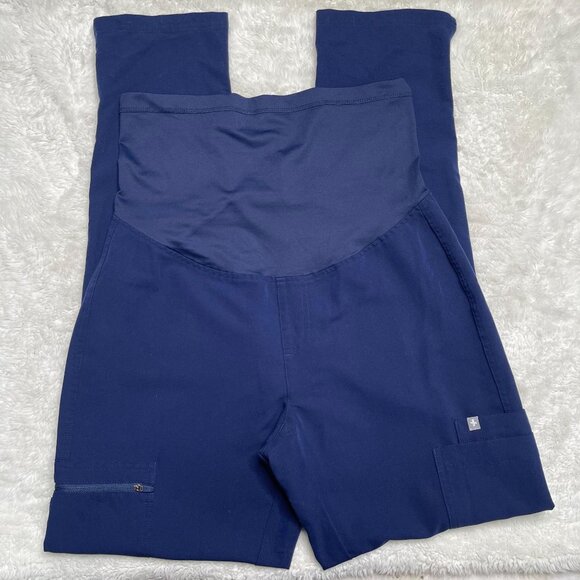 Figs Women's Navy Blue Maternity 2.0 Scrub Pants Size Small - Picture 3 of 10
